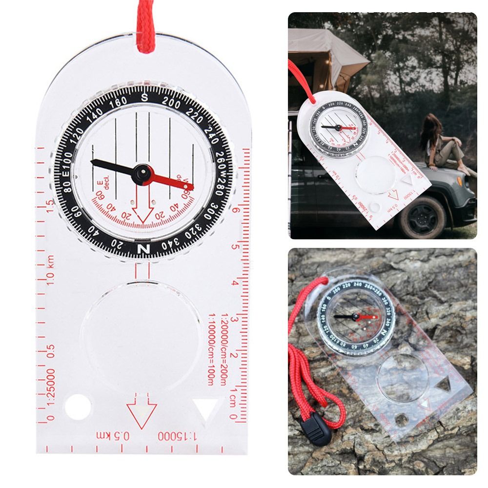 Map Compass Orienteering - 오리엔티어링 베이스플레이트 나침반 하이킹 캠핑 지도