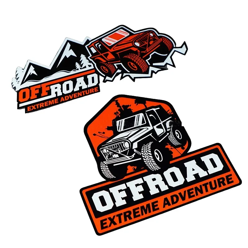 Outdoor Adventure Jeep - 오프로드 익스트림 어드벤처 자동차 스티커 (지프