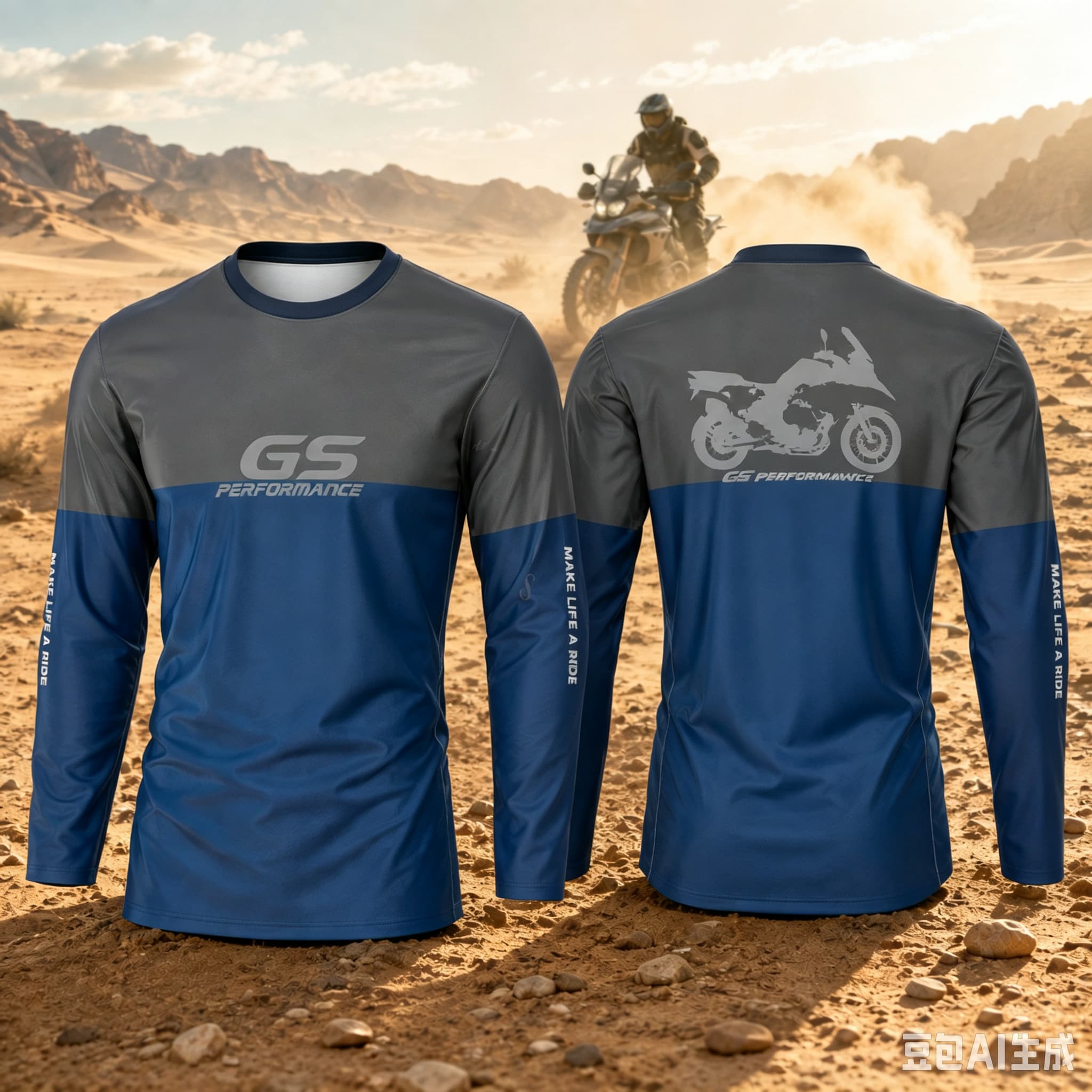 Outdoor Adventure Wear - 모토라드 GS 어드벤처 오토바이 긴팔 셔츠