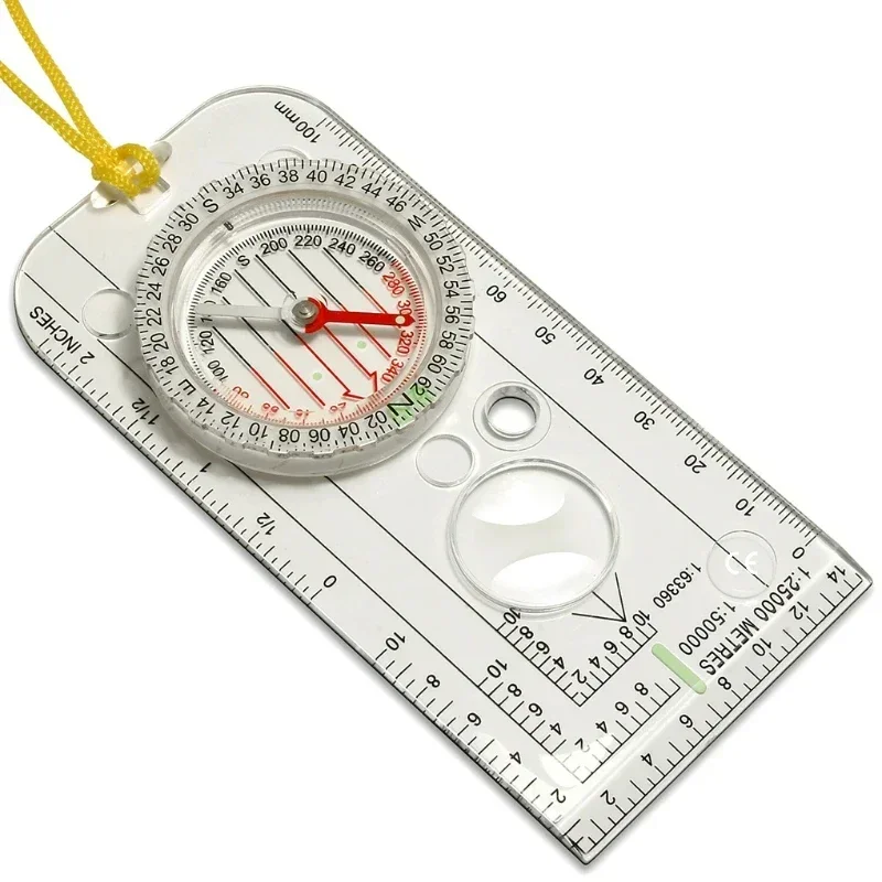 Map Compass Orienteering - 나침반, 탐색 지도, 자, 측정 스케일,