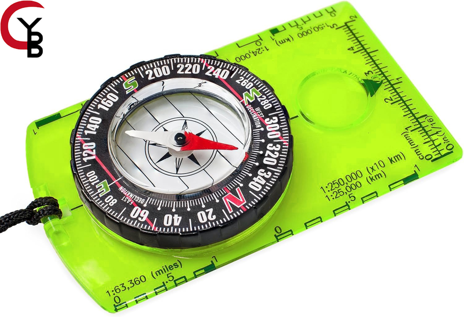 Map Compass Orienteering - 얀비구오 오리엔티어링 나침반 하이킹 백패킹 나침반