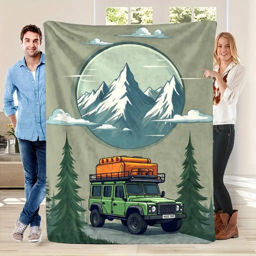 심미적인 디자인의 여행용 담요, 150x230cm, 대 - Outdoor Adventure Jeep 리뷰 및 가격