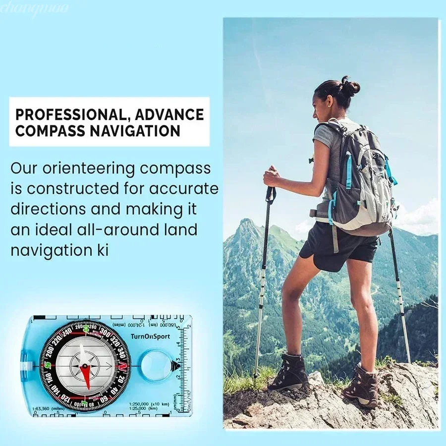 방수 오리엔티어링 나침반 베이스플레이트 지도 읽기 야외 - Map Compass Orienteering 리뷰 및 가격