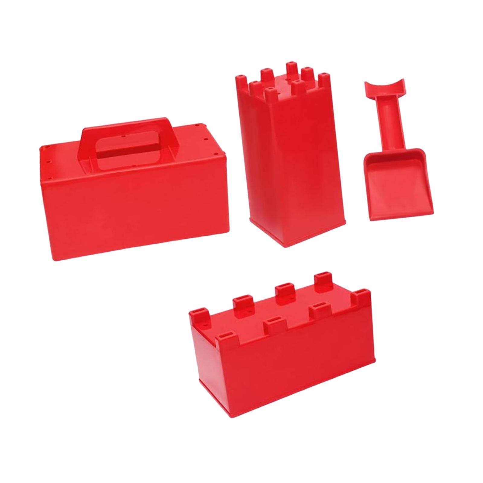 4 조각 모래 성 모양 틀 야외 놀이 모래상자 놀이 눈 - Outdoor Adventure Toys 리뷰 및 가격