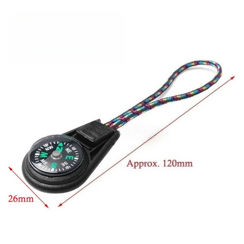 10Pcs 다채로운 생존 키 체인 지퍼 풀 미니 나침반 - Outdoor Adventure Guide 리뷰 및 가격