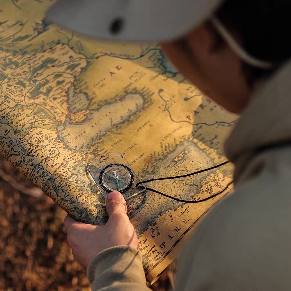 1 PCS 새로운 야외 미니 아크릴 투명 스케일 나침반 - Map Compass Orienteering 리뷰 및 가격