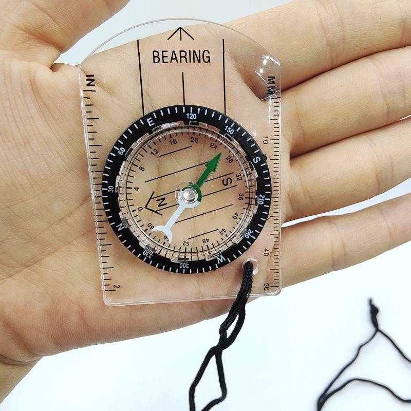 1 PCS 새로운 야외 미니 아크릴 투명 스케일 나침반 - Map Compass Orienteering 리뷰 및 가격