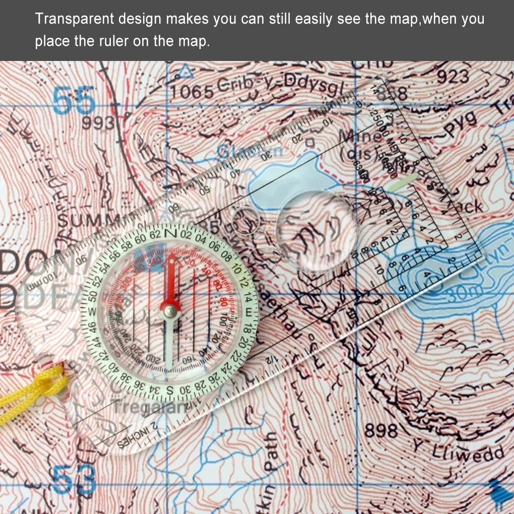 휴대용 아크릴 오리엔티어링 나침반, 로프 내비게이션 지 - Map Compass Orienteering 리뷰 및 가격