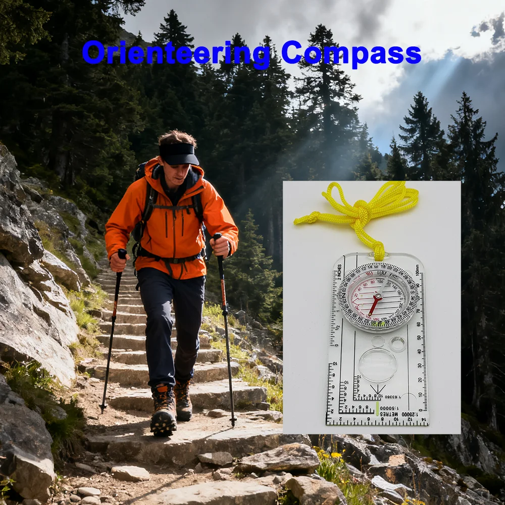 휴대용 아크릴 오리엔티어링 나침반, 로프 내비게이션 지 - Map Compass Orienteering 리뷰 및 가격