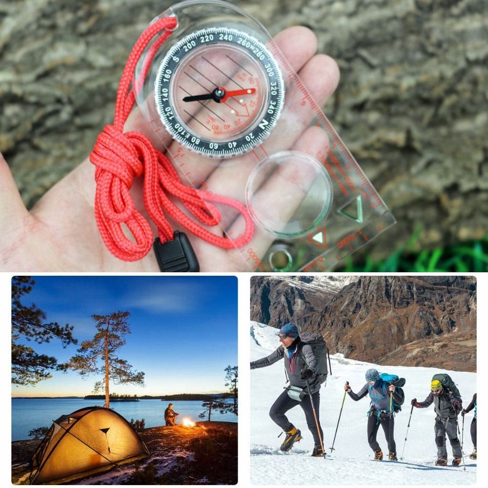 새로운 아크릴 지도 자 컴퍼스 다기능 휴대용 오리엔티어 - Map Compass Orienteering 리뷰 및 가격