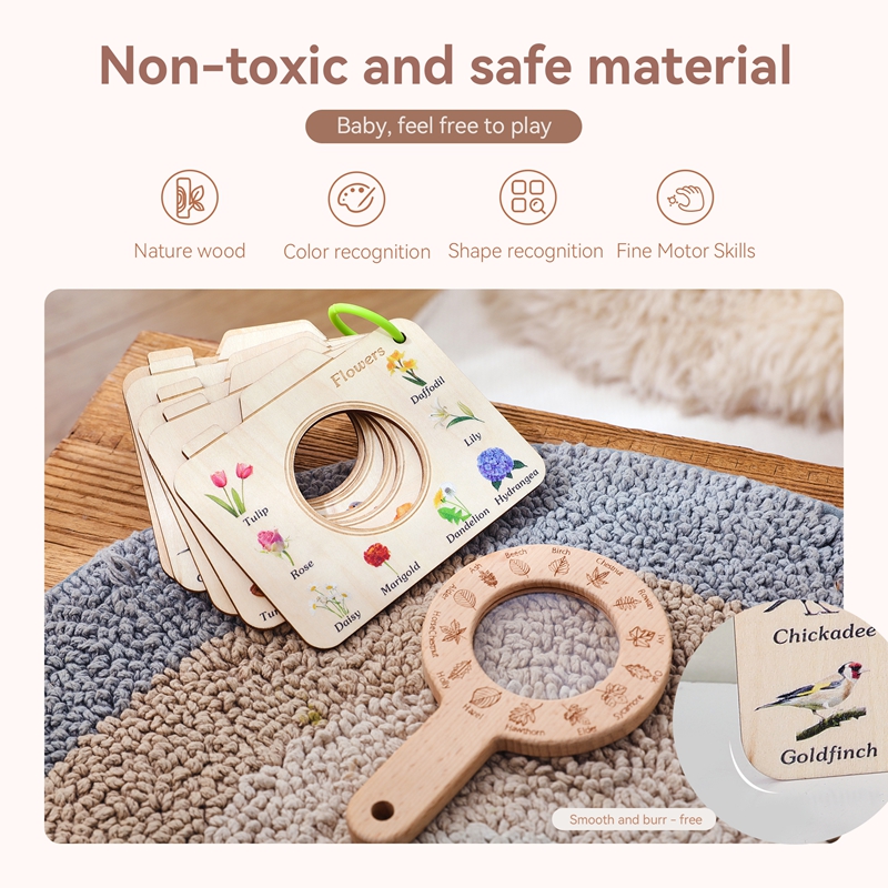 나무 몬테소리 장난감 돋보기 어린이를위한 야외 탐험 인 - Outdoor Adventure Toys 리뷰 및 가격